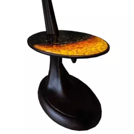 Гарнитур универсальный с янтарной инкрустацией "Тет-а-тет"